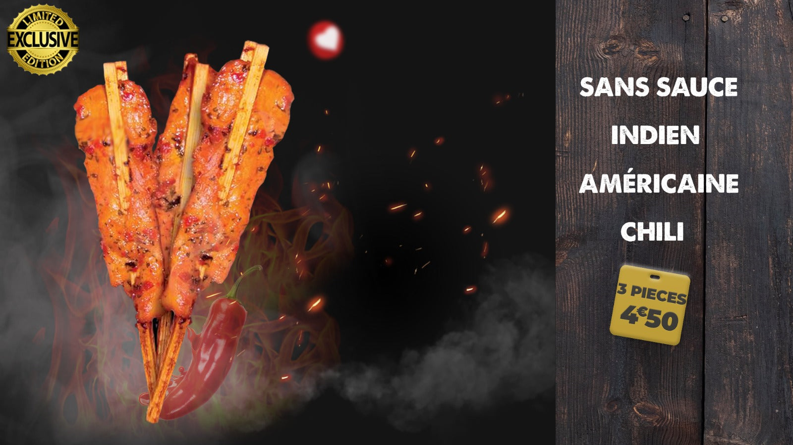 Satay frais 